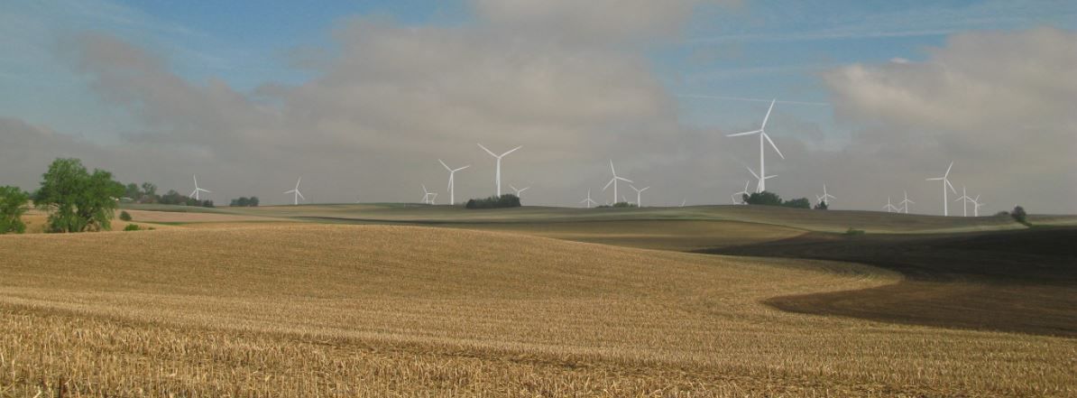 Simulation of Dixon County wind farm
